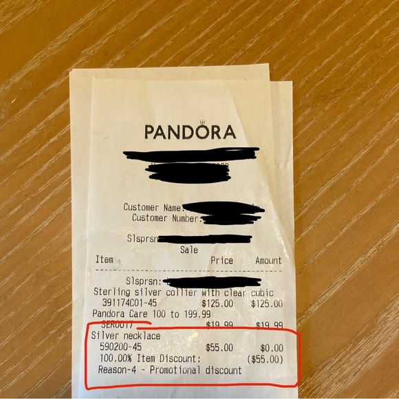 COPY - NEW Pandora 17.7” 590200-45 Sterling Silver Necklace Chain - Picture 11 of 14